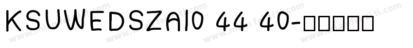 KSUWEDSZAI0 44 40字体转换